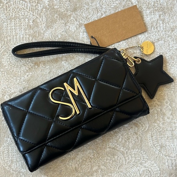 Brand New Steve Madden Chevron Quilted Trifold Wristlet Wallet Card Organizer - Picture 1 of 15